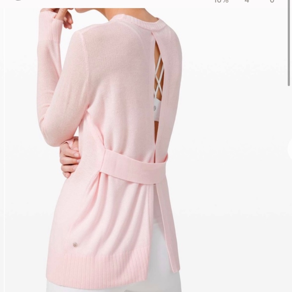 Lululemon Sincerely Yours Sweater - Pink